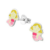 Mermiad - 925 Sterling Silver Kids Ear Studs PCJW31336