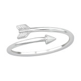Arrow - 925 Sterling Silver Simple Rings PCJW39659