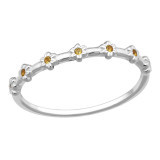 Sterling zilveren ring met swarovski vlinder 14801-53